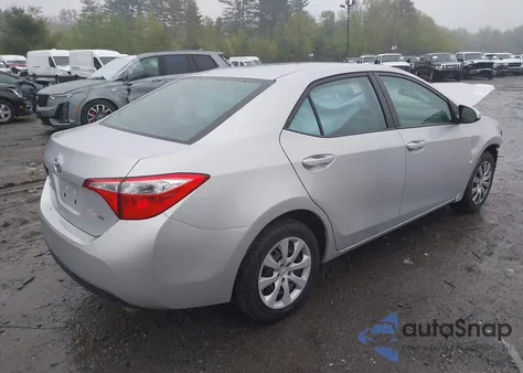 2016 Toyota Corolla Le из США, поврежденный, VIN 2T1BURHE0GC695064